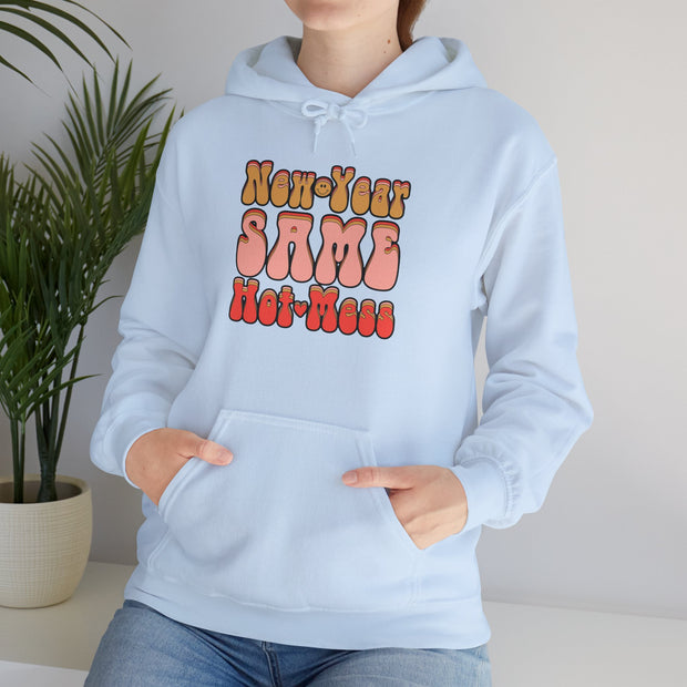 Same Hot Mess Unisex Heavy Blend™ Hooded Sweatshirt