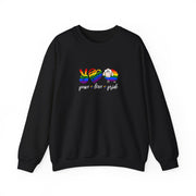 Peace Love Pride Unisex Heavy Blend™ Crewneck Sweatshirt
