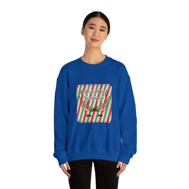 Reindeer Unisex Heavy Blend™ Crewneck Sweatshirt