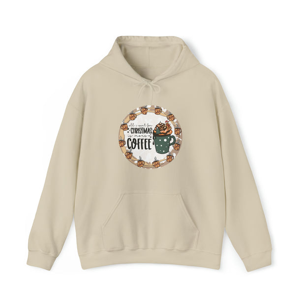 Christmas Coffee Unisex Heavy Blend™ Hooded Sweatshirt