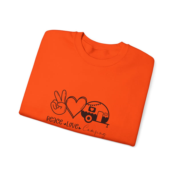 Peace Love Camping Unisex Heavy Blend™ Crewneck Sweatshirt