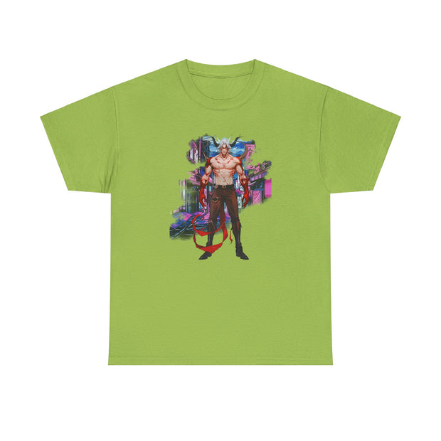 Anime Male Demon Unisex Heavy Cotton Tee