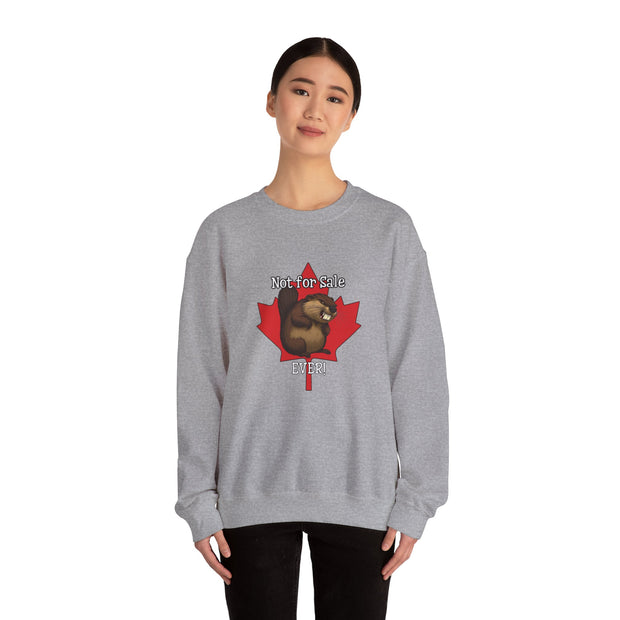 Sweatshirt Angry Beaver Canada Maple Leaf Unisex Heavy Blend Crewneck