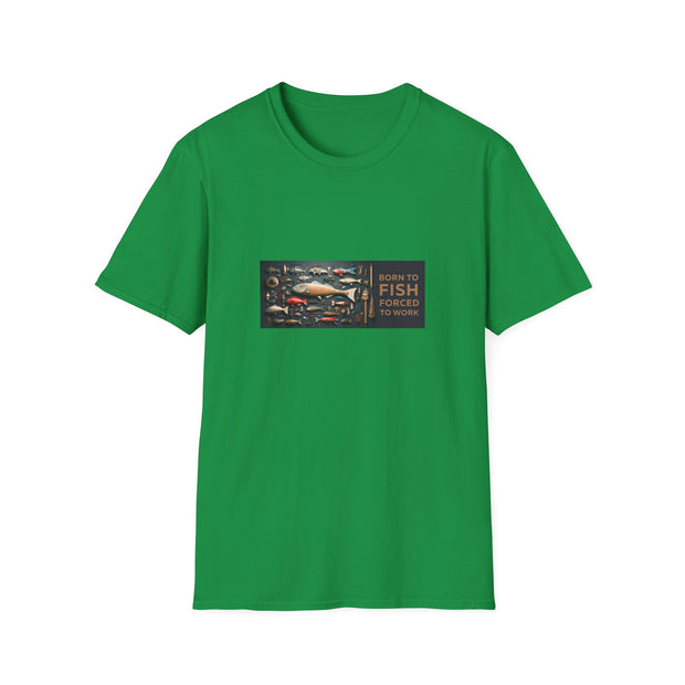 Born to Fish Unisex Softstyle T-Shirt