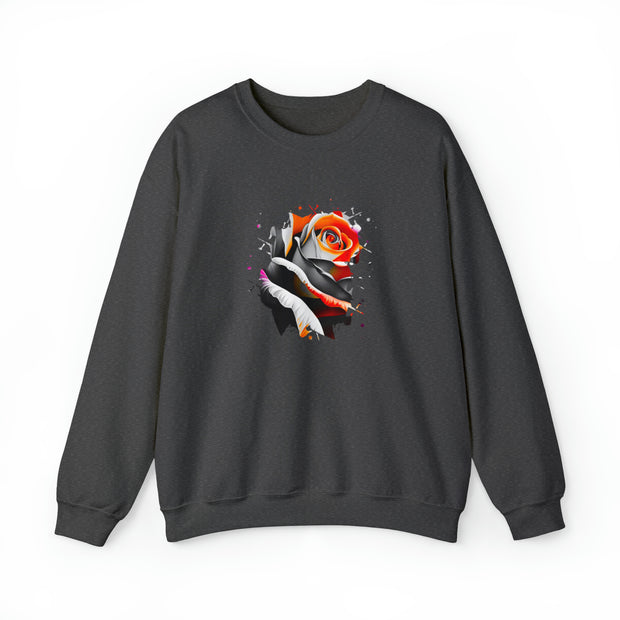 Rose Unisex Heavy Blend™ Crewneck Sweatshirt