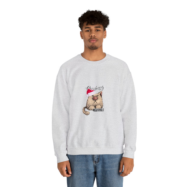 Christmas cat Unisex Heavy Blend™ Crewneck Sweatshirt