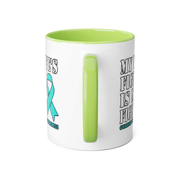 Ovarian Cancer Accent Mugs, 11oz
