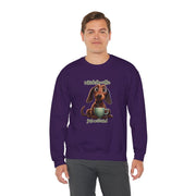 Funny Coffee Dog Unisex Heavy Blend™ Crewneck Sweatshirt