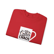 Coffee and Chaos Unisex Heavy Blend™ Crewneck Sweatshirt
