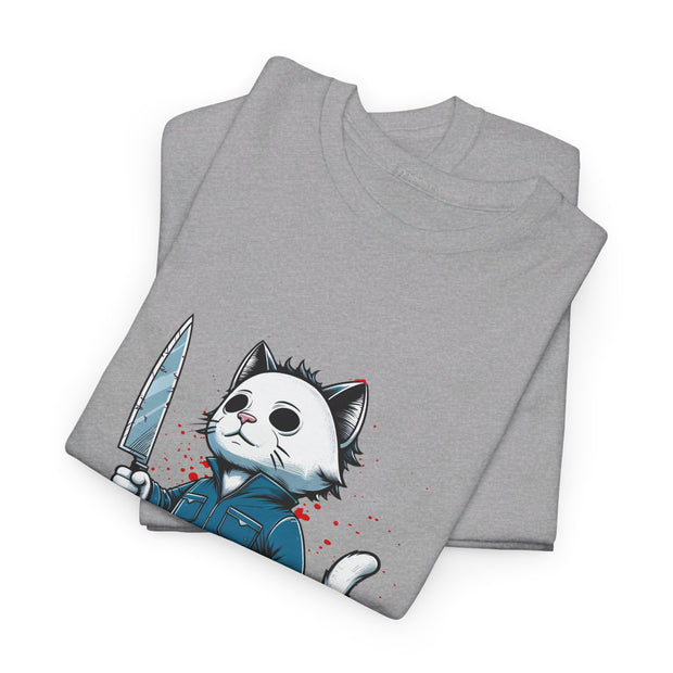 Horror Movie Cats Unisex Heavy Cotton Tee