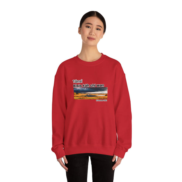 Tánsi Cree Saskatchewan Unisex Heavy Blend™ Crewneck Sweatshirt