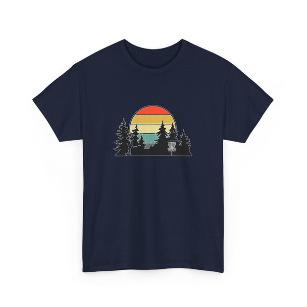 Retro Disc Golf Unisex Heavy Cotton Tee