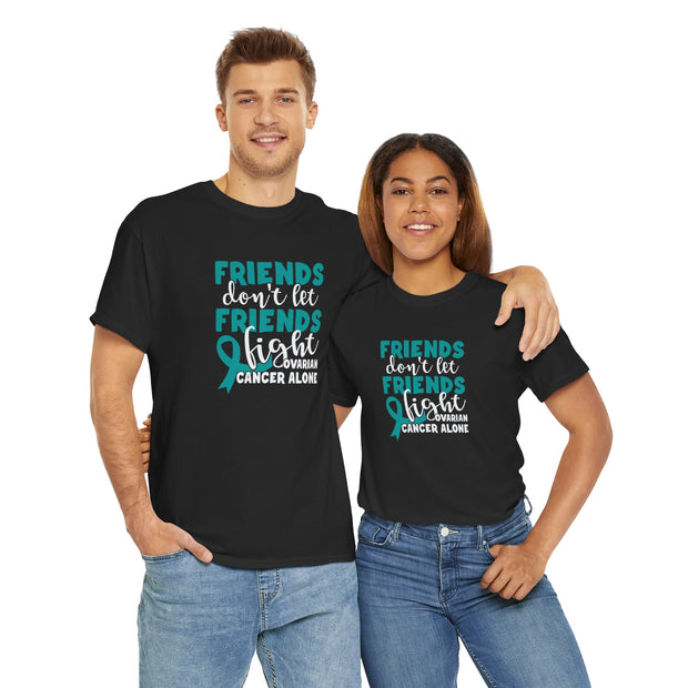 Ovarian Cancer Friends Unisex Heavy Cotton Tee
