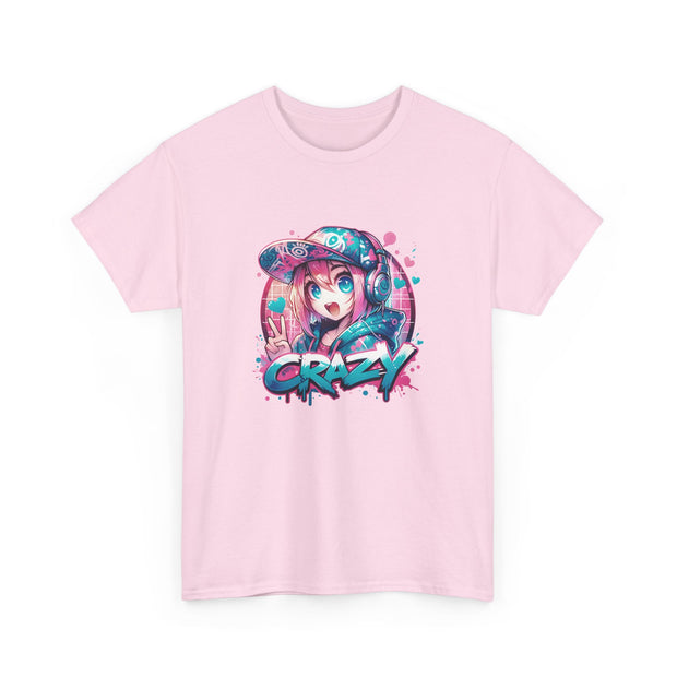 Graffiti Anime Girls Unisex Heavy Cotton Tee