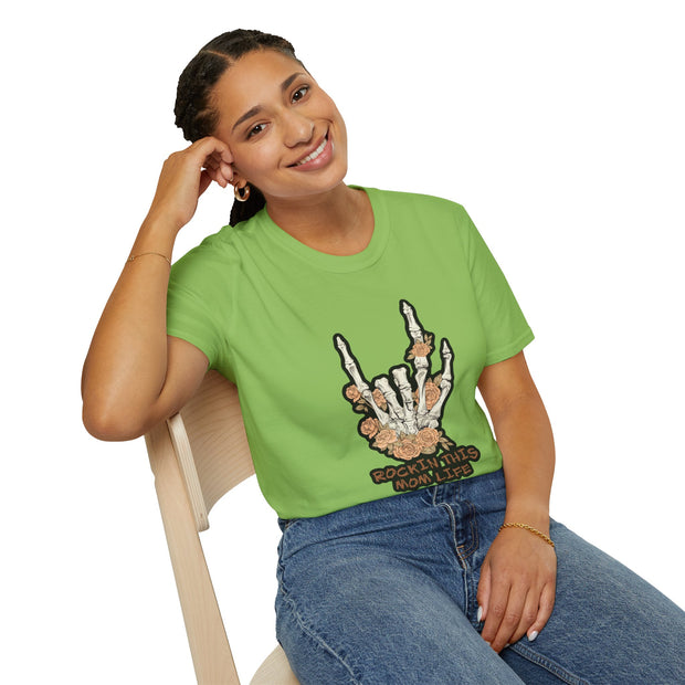 Rockin This Mom Life Unisex Softstyle T-Shirt