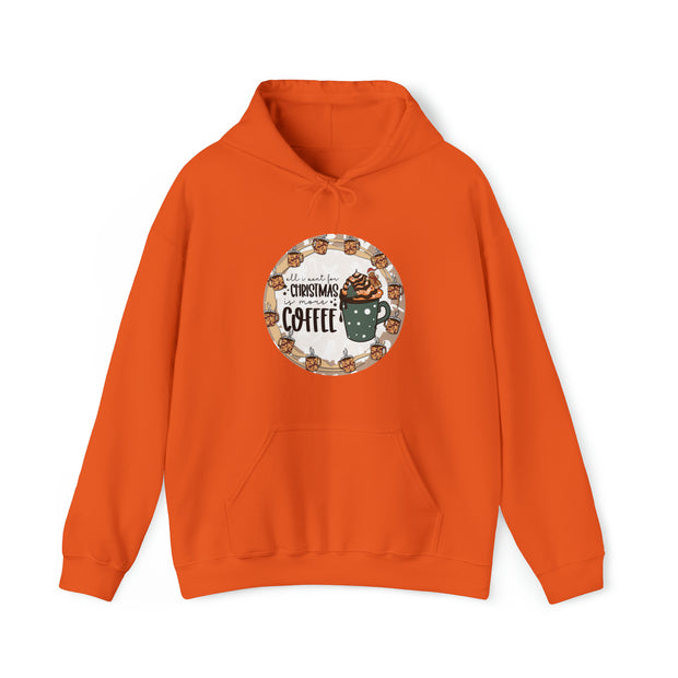 Christmas Coffee Unisex Heavy Blend™ Hooded Sweatshirt