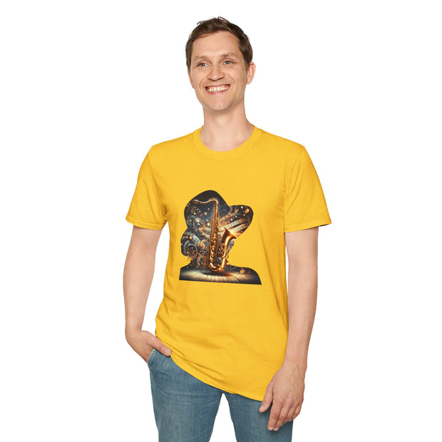 Saxophone Unisex Softstyle T-Shirt