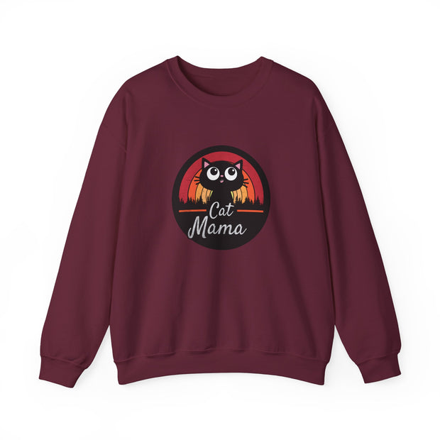 Cat Mama Unisex Heavy Blend™ Crewneck Sweatshirt
