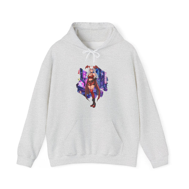 Anime Female Demon Unisex Heavy Blend™ Hooded Sweatshirt