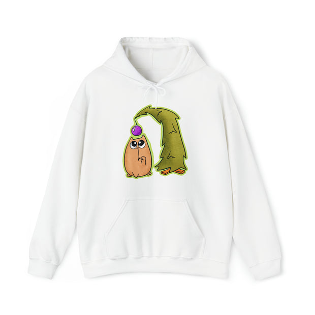 Christmas Cat Unisex Heavy Blend™ Hooded Sweatshirt