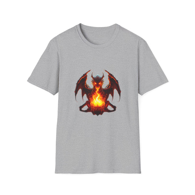 Fire Dragon Unisex Softstyle T-Shirt