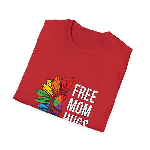 Pride Mom Hugs Unisex Softstyle T-Shirt