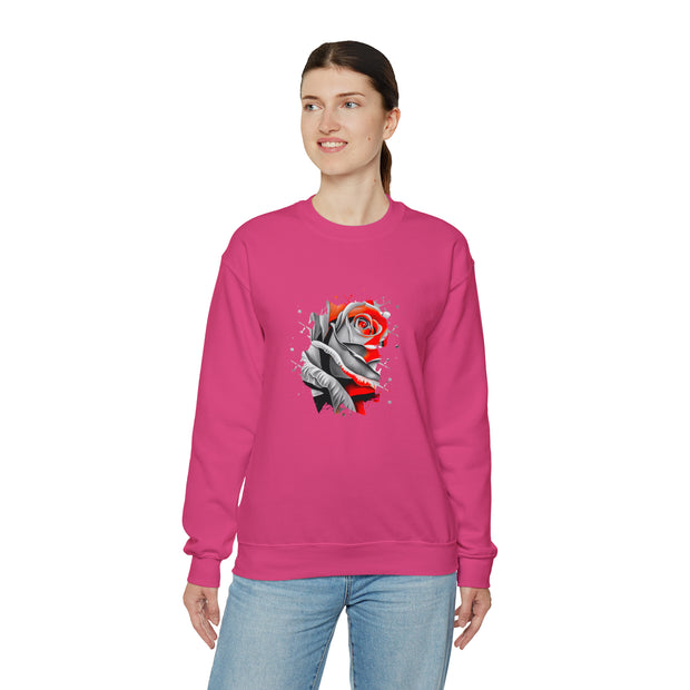 Rose Unisex Heavy Blend™ Crewneck Sweatshirt