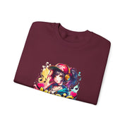 Graffiti Anime Girls Unisex Heavy Blend™ Crewneck Sweatshirt