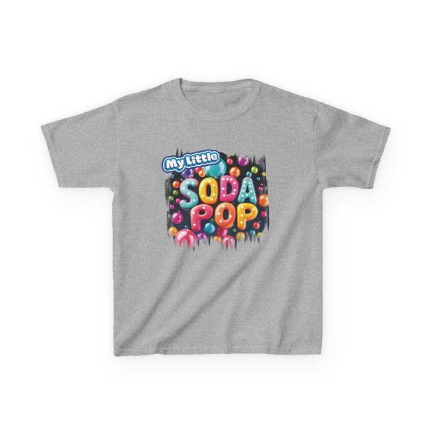 Kids Soda Pop Tee, Fun T-Shirt, Cute Apparel for Kids, Gift for Birthdays, Playdate Outfit, Colorful Kidswear