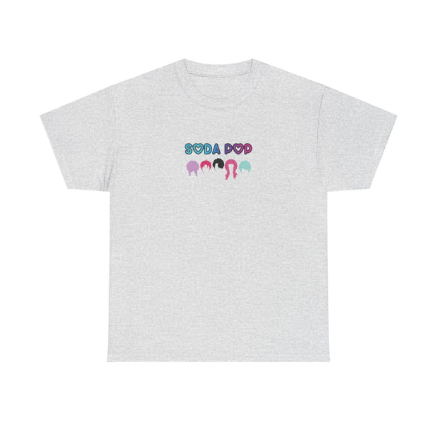 Colorful Soda Pop Unisex Heavy Cotton Tee | Fun Graphic Tee for All Occasions, Festival Apparel, Casual Wear, Gift Ideas, Summer Style