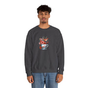Tea Cup Flowers & Birds Unisex Heavy Blend™ Crewneck Sweatshirt