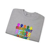 Support the Fight Unisex Heavy Blend™ Crewneck Sweatshirt