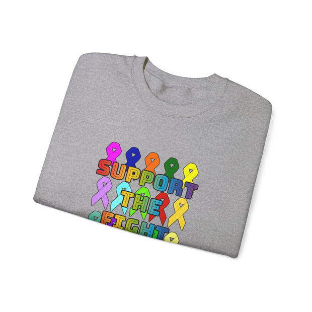 Support the Fight Unisex Heavy Blend™ Crewneck Sweatshirt