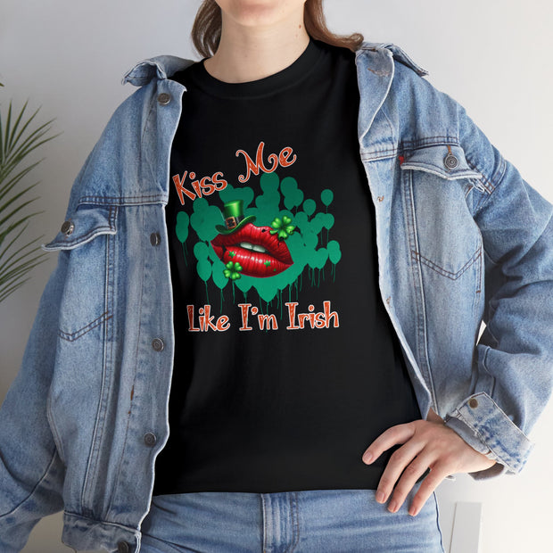 Kiss me like I’m Irish Unisex Heavy Cotton Tee