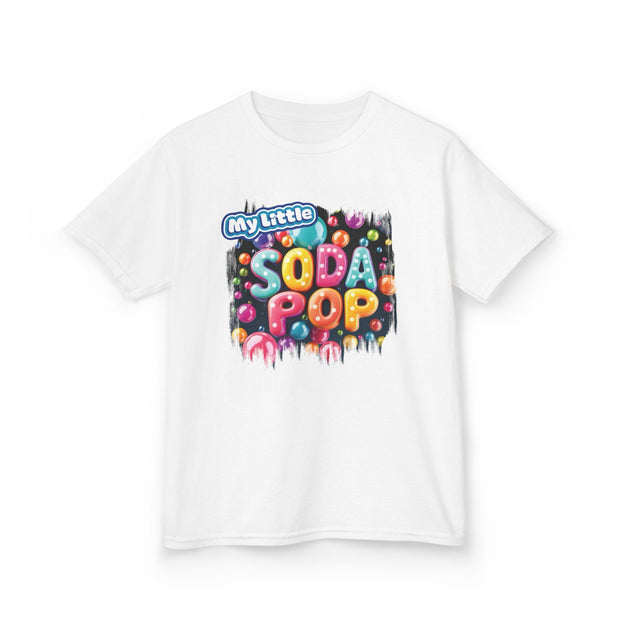 Kids Soda Pop Tee, Fun T-Shirt, Cute Apparel for Kids, Gift for Birthdays, Playdate Outfit, Colorful Kidswear
