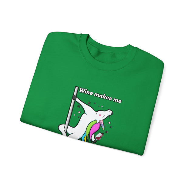 Unicorn Wine Unisex Heavy Blend™ Crewneck Sweatshirt