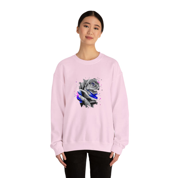 Rose Unisex Heavy Blend™ Crewneck Sweatshirt