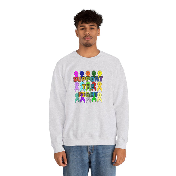 Support the Fight Unisex Heavy Blend™ Crewneck Sweatshirt