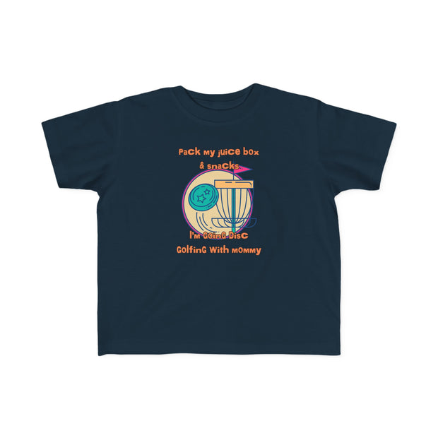 Disc Golf with Mommy Toddler's Fine Jersey Tee