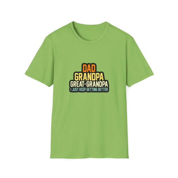 Dad Grandpa Great Grandpa Unisex Softstyle T-Shirt