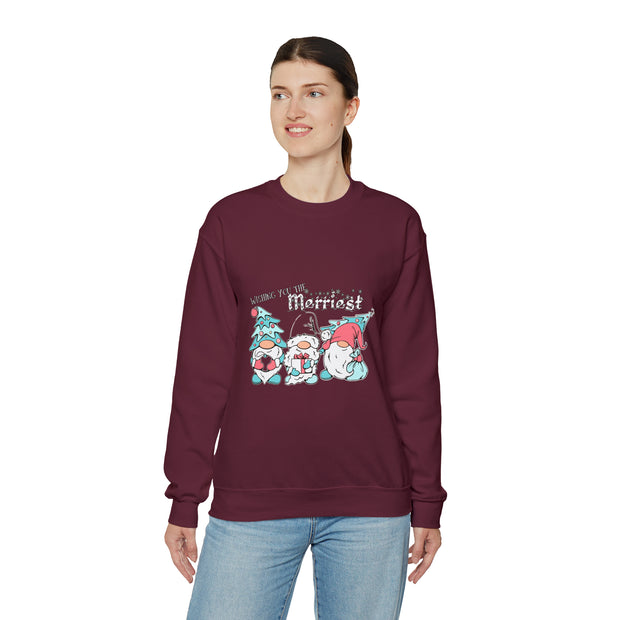Gnome Christmas Unisex Heavy Blend™ Crewneck Sweatshirt