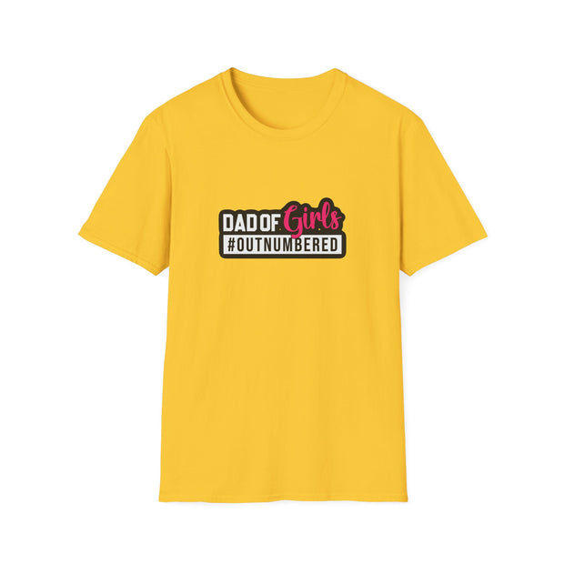 Dad of Girls Unisex Softstyle T-Shirt