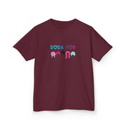 Cute Kids Soda Pop Cotton Tee , Kids Birthday Gift, Summer T-Shirt, Playful Graphic Tee, Party Outfit