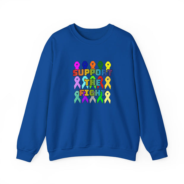 Support the Fight Unisex Heavy Blend™ Crewneck Sweatshirt