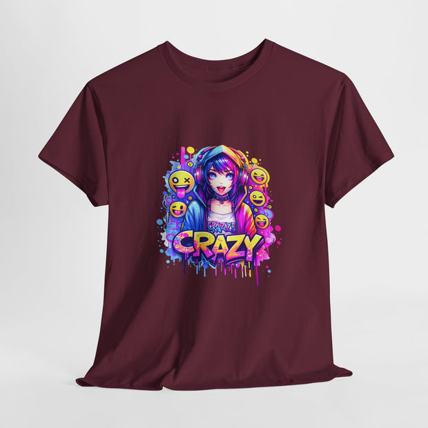 Graffiti Anime Girls Unisex Heavy Cotton Tee