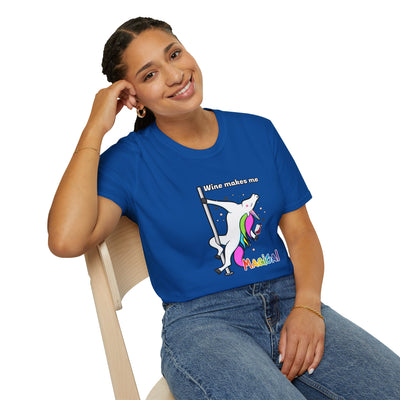 Unicorn Wine Unisex Softstyle T-Shirt
