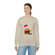Christmas cat Unisex Heavy Blend™ Crewneck Sweatshirt
