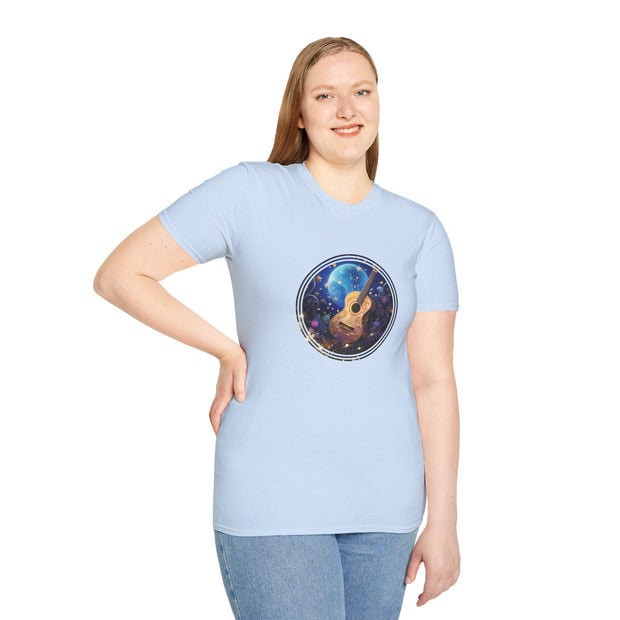 Moonlight Guitar Unisex Softstyle T-Shirt