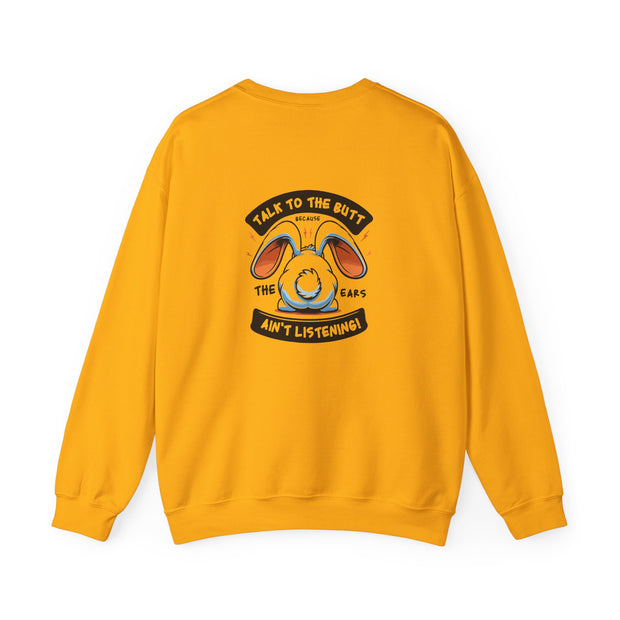Talk to the Butt Unisex Heavy Blend™ Crewneck Sweatshirt