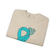 Teal Ribbon Unisex Heavy Blend™ Crewneck Sweatshirt